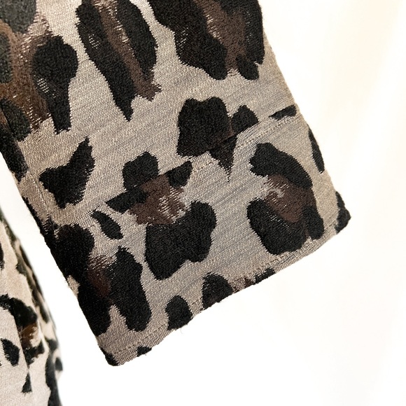 Lafayette 148 Leopard Coat 6 - Picture 6 of 13